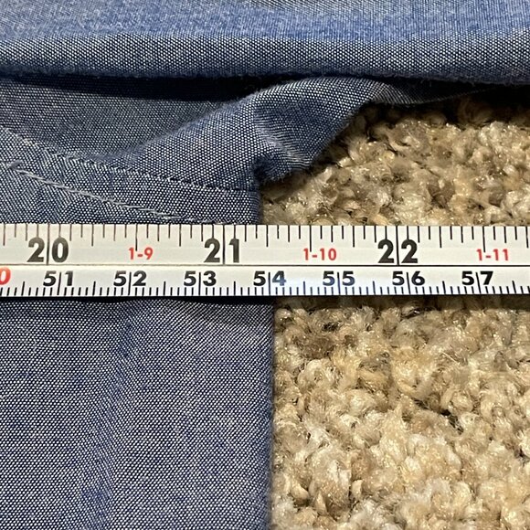 Muji Pajama Set Blue with White Piping Size M - Picture 7 of 15